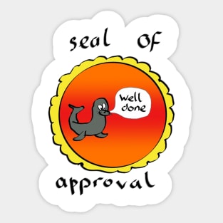 Seal of approval Sticker